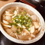 Inakaudon Tetsu - 肉汁つけうどん　の熱々な汁