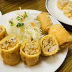 華風料理一芳亭 - ほんまに旨い♡薄焼き卵の皮で作った春巻き(｡ ・`ω・´) ｷﾗﾝ☆