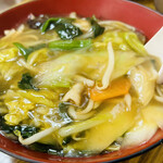 華風料理一芳亭 - ご飯と中華あんの真ん中には卵焼き♡