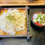 そば辰 - オーダーに手違いがありコレとは別で温かいお蕎麦をサービスしてくれた。