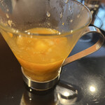 鉄板焼き Italian Dining Bar HOMURA - 撮り方が悪いね、熱々なのが嬉しい