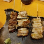 Aburiya Fudo - 右から、ハツ、葱間、せせり