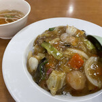 第一亭 - 中華丼 スープ付き