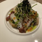 ドゥ・クルール - タコ、水なす、イクラ、トマト…とにかく旬の食材盛りの冷菜！超美味！