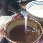 清見庵　おおくら - 蕎麦湯