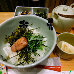 だし茶漬け えん - 炙り明太子と高菜 780円 (23年3月)