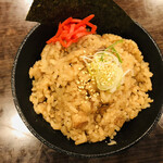 中華蕎麦 御輿 - 豚炊き込みごはん(並)