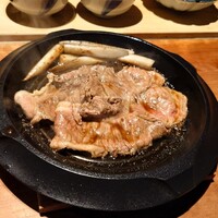 にくの匠 三芳 - 焼き上がったランジリと牛蒡