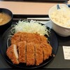 Matsunoya - ダブルロースかつ定食(ご飯特盛)