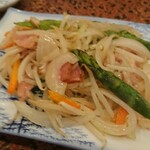 ゑびす - アスパラベーコン炒め  ボリューミー