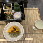 びわ湖花街道 - 前菜　鯉煎餅　