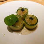 マンサルヴァ - きゅうり・鯵・乳清