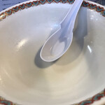 仙台中華そば 銘店嘉一 - 完飲・完食。ごちそう様でした。