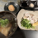 和風居酒屋ダイニング KINKA - 一番上は燻製卵を揚げたやつ　衝撃