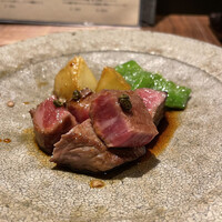 和食しんくろ - 黒毛和牛のランプステーキ