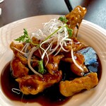 上海小籠包 祥瑞 - 黒酢酢豚 餡は硬めお肉と味つけはあっさりでした