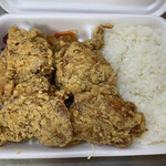 唐揚げテイクアウト いけ田商店 - からあげ弁当（中）590円