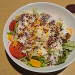 Saka torina - 生ハムとフルーツトマトのシーザーサラダ(2人分)