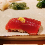 不動前 すし 岩澤 - 漬けマグロ