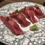 にくずき - 肉寿司