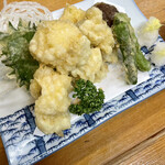 直丹新開地店 - ハモの天ぷら