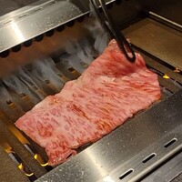 東京焼肉いのうえ 銀座店 - サーロイン焼きすき~雲海~の肉