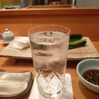 鮨裕葉 - 焼酎水割り