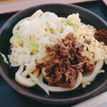 道の駅 富士吉田 軽食コーナー  - 肉冷しうどん