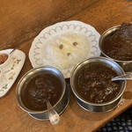 トマト - 右からビーフタン、海老、和牛ビーフ