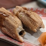 肴屋 魚まる - 穴子も握って戴きました