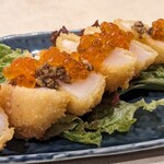 肴屋 魚まる - 帆立フライ