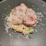 luogo - 丹波黒鶏、タレッジョチーズのリゾット