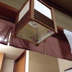 福栄食堂 - 落ち着く照明、点いてない