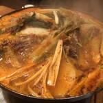 韓国家庭料理 青鶴洞 - カムジャタン煮えました