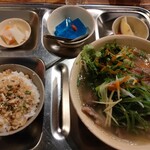 アンゴン - ベトナム汁麺ランチ　1100円　海老塩ご飯とフォーボーチン