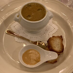 サラマンジェ ド イザシ ワキサカ - 温前菜 スープ ド ポワソン