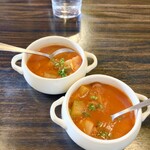 ピッツエリアバール　CACTUS　D'ORO - ミネストローネ