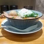 麺家 たけ田 - 味玉焼きあご背脂醤油（限定）