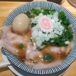 麺家 たけ田 - 味玉焼きあご背脂醤油（限定）