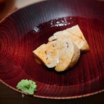 千葉たかおか - 入梅鮟鱇の肝。この季節、身は美味しく無いものの、肝だけは美味しくなる。