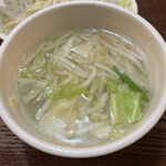 來々軒 - こっちにもタンメンの野菜