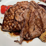 TRATTORIA ROMANO - 豚肩ロース肉と季節野菜のロースト