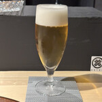 赤坂 鮨大谷 - 生ビール（熟撰）