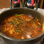 川崎名物 炭火焼肉 食道園 - バラ汁寄り