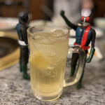 川崎名物 炭火焼肉 食道園 - 〆のドリンク、ハイボール