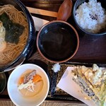 やぶ - 天付そば定食