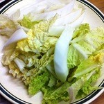 野菜は白菜のみ