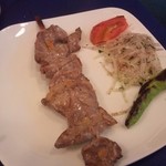 ラム肉の串焼き