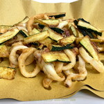 ガストロノミア ヨシ - ズッキーニ，茄子，リングイカのフライ（４人分）