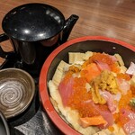 Ginzasakanasama - 海鮮ひつまぶし丼定食￥1150